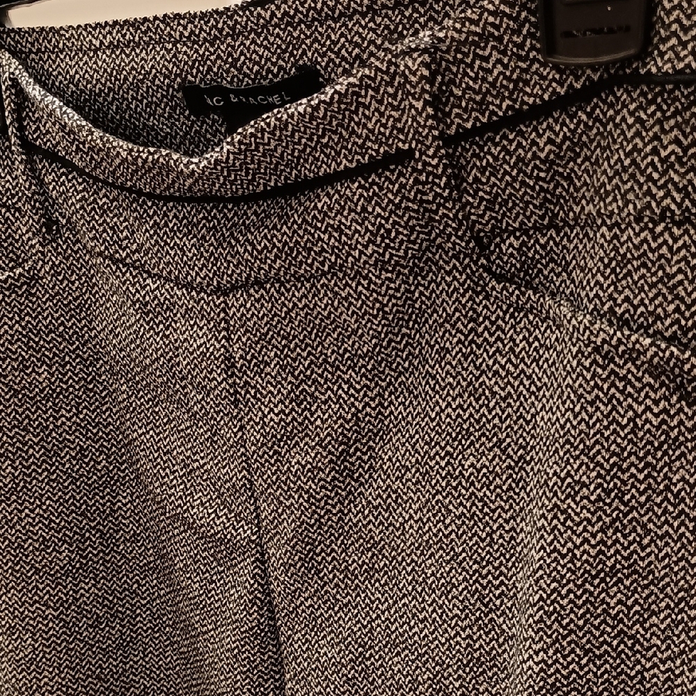 Zac & Rachel Black and Gray Straight Leg Pants - Picture 4 of 4